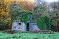 Ruins of a building at the former Huelgoat silver-lead mine