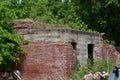 Ruins of a building in Honey Grove Texas