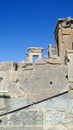 Ruins of Buildings Structure Inside Persepolis, Iran Royalty Free Stock Photo
