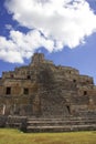 Ruins of Campeche, pyramids of EdznÃÂ¡ is a Mayan archaeological site. Campeche, Mexico December 28, 2021 Royalty Free Stock Photo