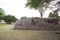 Ruins of Campeche, pyramids of EdznÃÂ¡ is a Mayan archaeological site. Campeche, Mexico December 28, 2021 Royalty Free Stock Photo