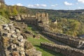 Ruins of stronghold Tsarevets, Veliko Tarnovo, Bulgaria Royalty Free Stock Photo