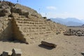 Ruins in Caral-Supe, Peru Royalty Free Stock Photo