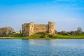 Ruins of Carew Castle in Pembrokeshire, Wales, UK Royalty Free Stock Photo