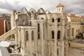 Ruins of Carmo church and convent in Lisbon, Portugal