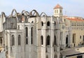 Ruins of the Carmo Convent, Lisbon, Portugal Royalty Free Stock Photo
