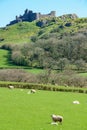 Ruins of Carreg Cennen Castle Royalty Free Stock Photo