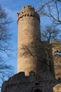 Ruins castle Auerbach (Auerbacher castle) Royalty Free Stock Photo