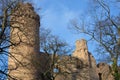 Ruins castle Auerbach (Auerbacher castle) Royalty Free Stock Photo