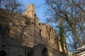 Ruins castle Auerbach (Auerbacher castle) Royalty Free Stock Photo