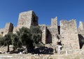 Ruins of the castle Bechin Milas Turkey