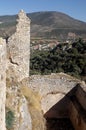 Ruins of the castle Bechin Milas Turkey