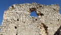 Ruins of the castle Bechin Milas Turkey