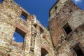 The ruins of Castle of Bishops in Siewierz, Poland Royalty Free Stock Photo
