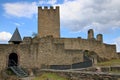 Ruins of Castle Bourscheid, Luxembourg Royalty Free Stock Photo