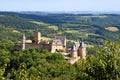 Ruins of Castle Bourscheid, Luxembourg Royalty Free Stock Photo