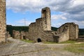 Ruins of Castle Bourscheid, Luxembourg Royalty Free Stock Photo