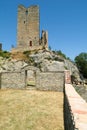 Ruins of castle Carpineti on Emilia Romagna Royalty Free Stock Photo