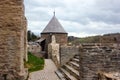 Ruins of the castle in Elsterberg, a town in the Vogtlandkreis district in Saxony, eastern Germany Royalty Free Stock Photo