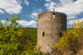 Ruins of the castle in Esch-sur-Sure village