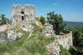 Ruins of the castle Gymes in Slovakia