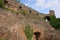 The ruins of the castle on the hill Chojnik near Jelenia GÃÂ³ra. Royalty Free Stock Photo