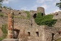 The ruins of the castle on the hill Chojnik near Jelenia GÃÂ³ra. Royalty Free Stock Photo