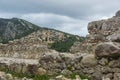 Ruins of the castle of Kritinia in Rhodes