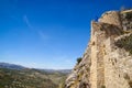 Ruins of a castle at Moclin, Granada, Andalusia, Spain Royalty Free Stock Photo