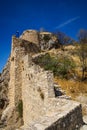 Ruins of a castle at Moclin, Granada, Andalusia, Spain Royalty Free Stock Photo