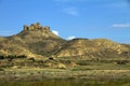 Ruins of the Castle at Montearagon, Huesca Province, Spain