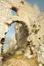 Ruins of castle plavecky hrad Royalty Free Stock Photo