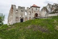 Ruins of the castle Rabsztyn on the trail of eagle nests.