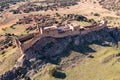 Ruins of Castle of Riba de Santiuste from above