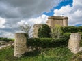 Ruins of a castle in Sesena, Castilla la Mancha, Spain Royalty Free Stock Photo