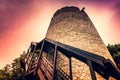 Ruins of a castle tower in Kazimierz Dolny, Poland Royalty Free Stock Photo