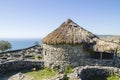 Ruins of Castro de Santa Trega, Pontevedra, Galicia, Spain Royalty Free Stock Photo