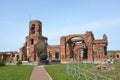 Ruins of the cathedral of St. John the Baptist Royalty Free Stock Photo