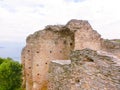 Ruins of Catullus Caves, roman villa in Sirmione, Garda Lake Royalty Free Stock Photo