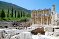 The ruins of Celsus Library in Ephesus