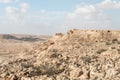 The ruins of the central city - fortress of the Nabateans - Avdat, between Petra and the port of Gaza on the trade route called