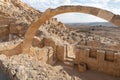 The ruins of the central city - fortress of the Nabateans - Avdat, between Petra and the port of Gaza on the trade route called