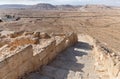 The ruins of the central city - fortress of the Nabateans - Avdat, between Petra and the port of Gaza on the trade route called