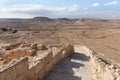 The ruins of the central city - fortress of the Nabateans - Avdat, between Petra and the port of Gaza on the trade route called