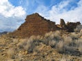 Ruins at Chaco Canyon National Historical Park Royalty Free Stock Photo