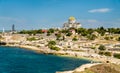 Ruins of Chersonesus, an ancient greek colony. Sevastopol, Crimea Royalty Free Stock Photo