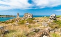 Ruins of Chersonesus, an ancient greek colony. Sevastopol, Crimea Royalty Free Stock Photo