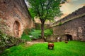 Ruins of the Chojnik Castle in Karkonosze mountains. Poland Royalty Free Stock Photo