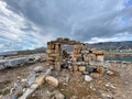 Ruins Christian Basillica In Elounda peninsula, Crete