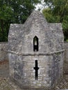 Ruins of a church and courtyard in Kinsealy Ireland